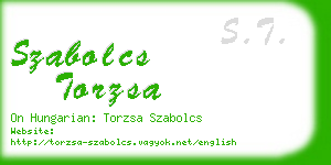 szabolcs torzsa business card